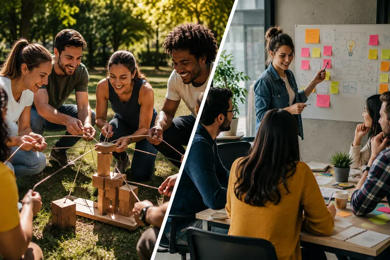 Team building vs workshops: ¿en qué se diferencian?